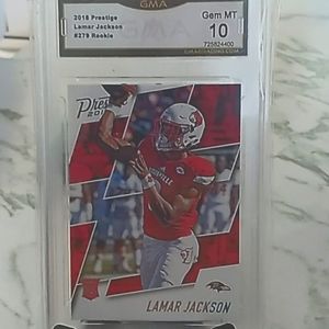 GMA 10 2018 PANINI PRESTIGE LAMAR JACKSON RC #279